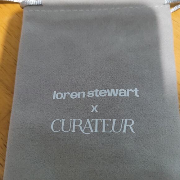 LOREN STEWART × CURATEUR Women’s Gold Deux Open Band Ring Size 7 - Picture 5 of 6